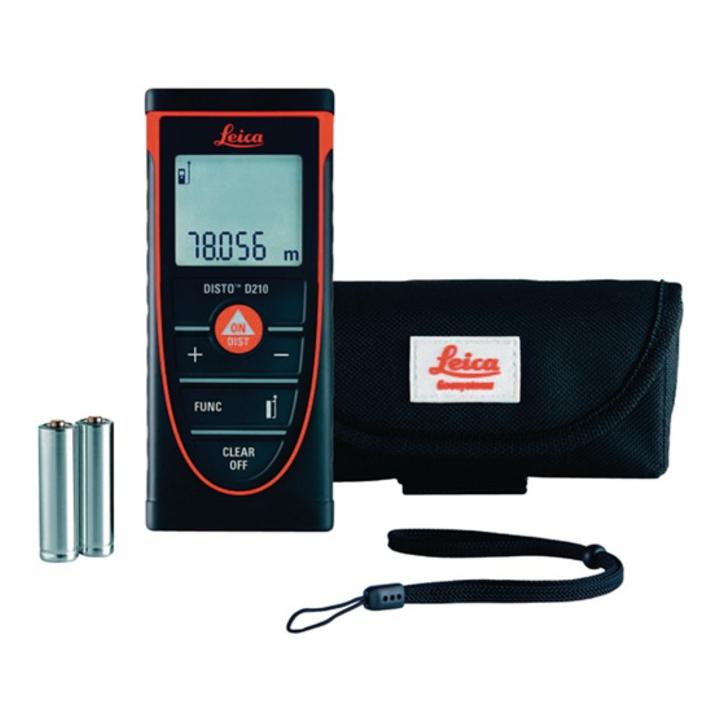 Disto Laser-Entfernungsmesser D210, Genauigkeit 1,0mm, Laserklasse 2, mit Batterien