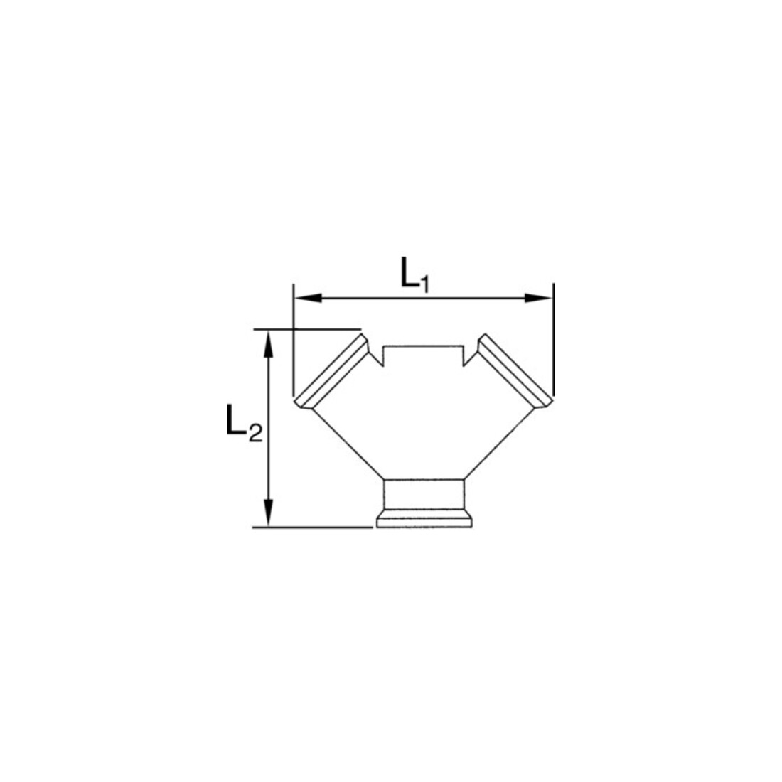 Distributeur/ 2 plis G3/8 à l'intérieur Laiton