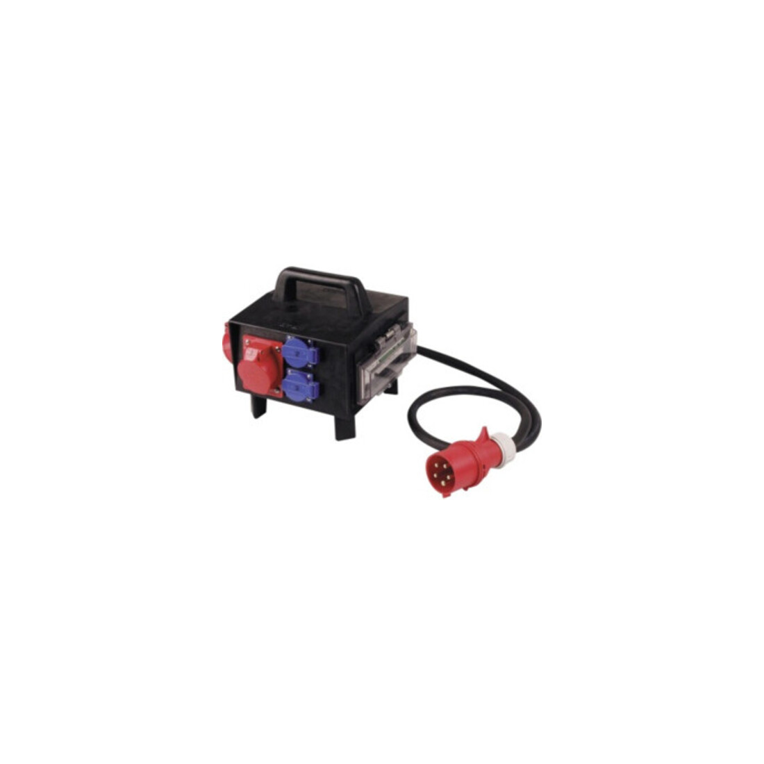 Distributeur compact tout caoutchouc CEE 32 A, 5 pôles 1xCEE 32 A, 2xCEE 16 A, 3x230V