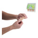 Distributeur de pavés QuickFix® UNO L130xH85xP35 env. mm transp.PLUM
