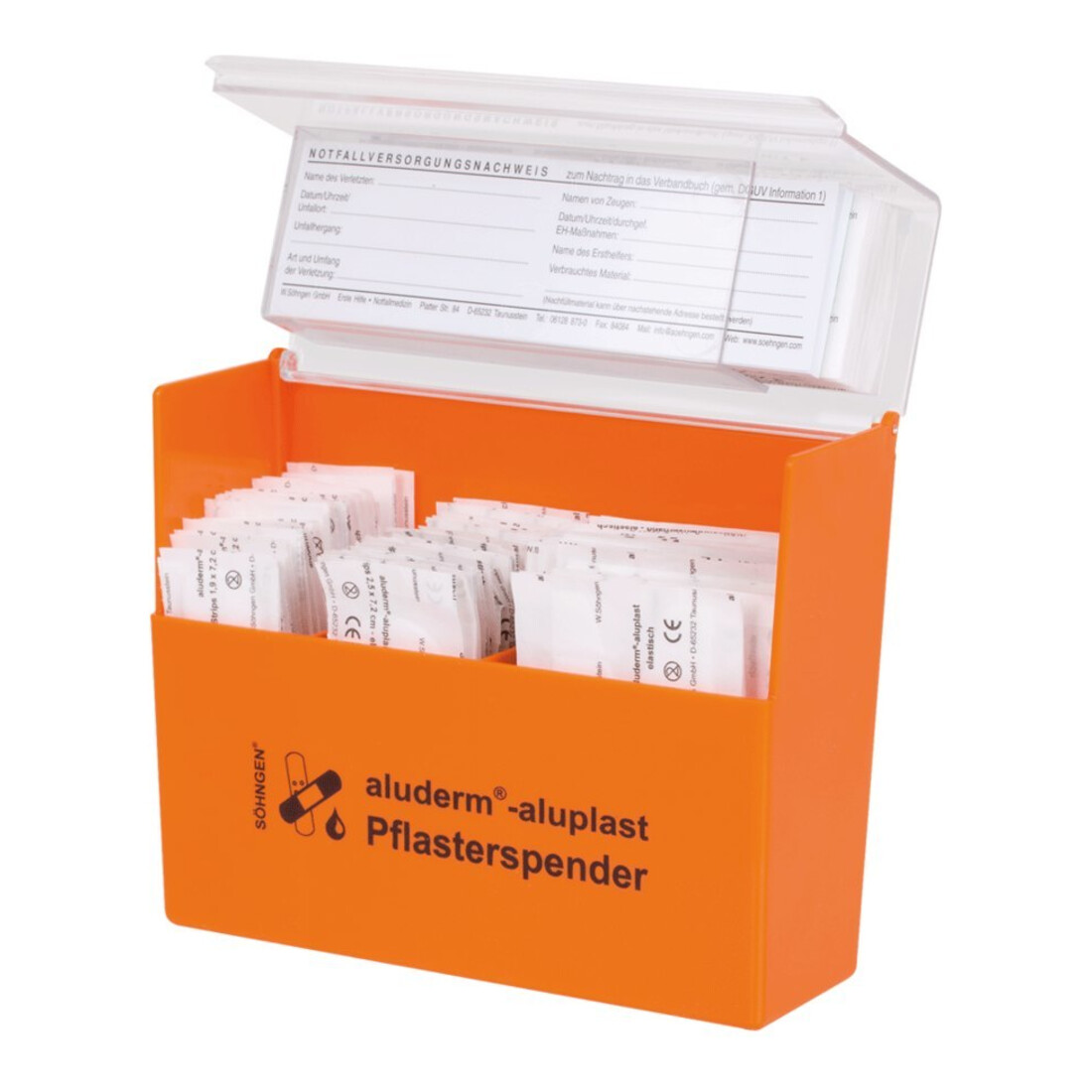 Distributeur de plâtre Söhngen aluderm®-aluplast 160x122x57mm