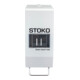 Distributeur de savon Stoko Vario Mat H322xl126xP140env.mm 1l, 2l l blanc Stoko-1