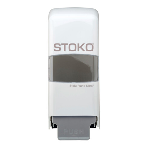 Distributeur de savon Stoko Vario Ultra H330xl135xP135env.mm 1 oder 2 l blanc St
