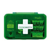 Distributeur de soins des plaies B306×H155×P155 env. vert, transparent