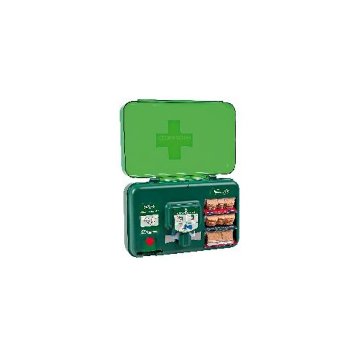 Distributeur de soins des plaies B306×H155×P155 env. vert, transparent