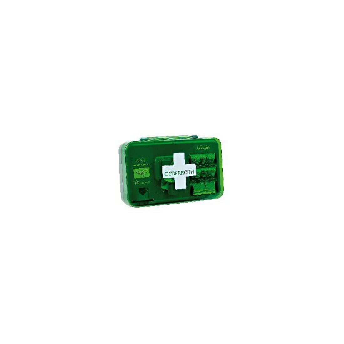 Distributeur de soins des plaies B306×H155×P155 env. vert, transparent