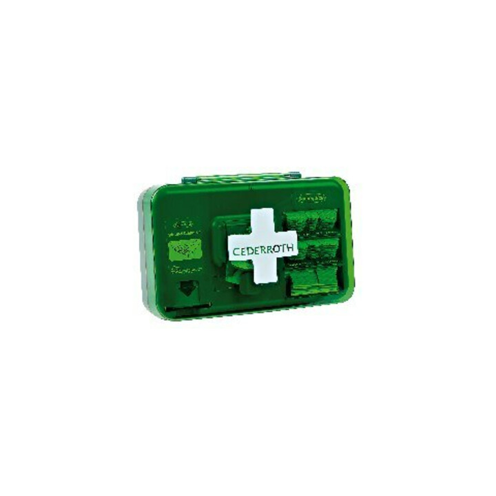 Distributeur de soins des plaies B306×H155×P155 env. vert, transparent