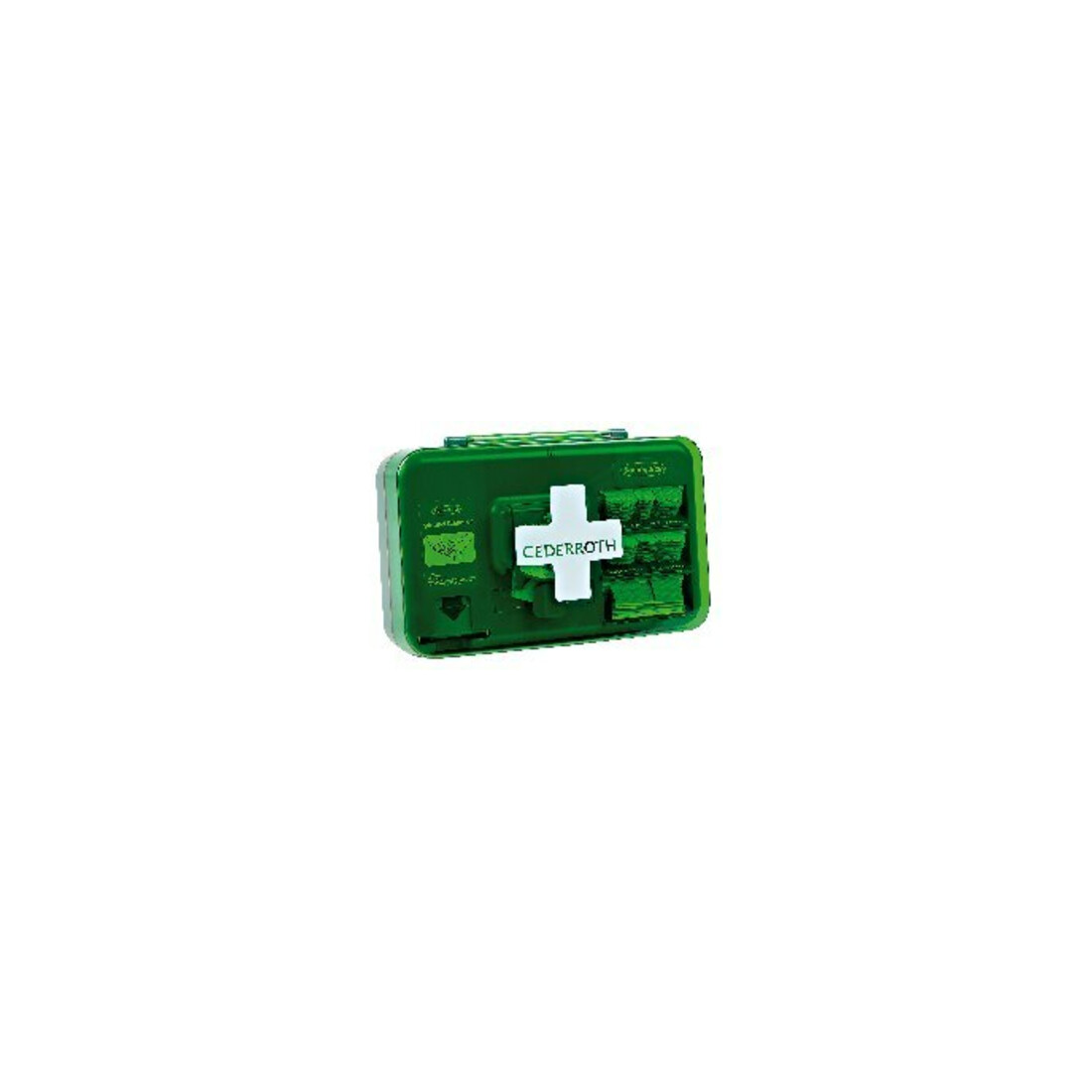 Distributeur de soins des plaies B306×H155×P155 env. vert, transparent