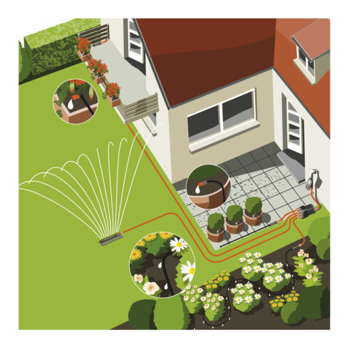 Distributeur d'eau automatique GARDENA