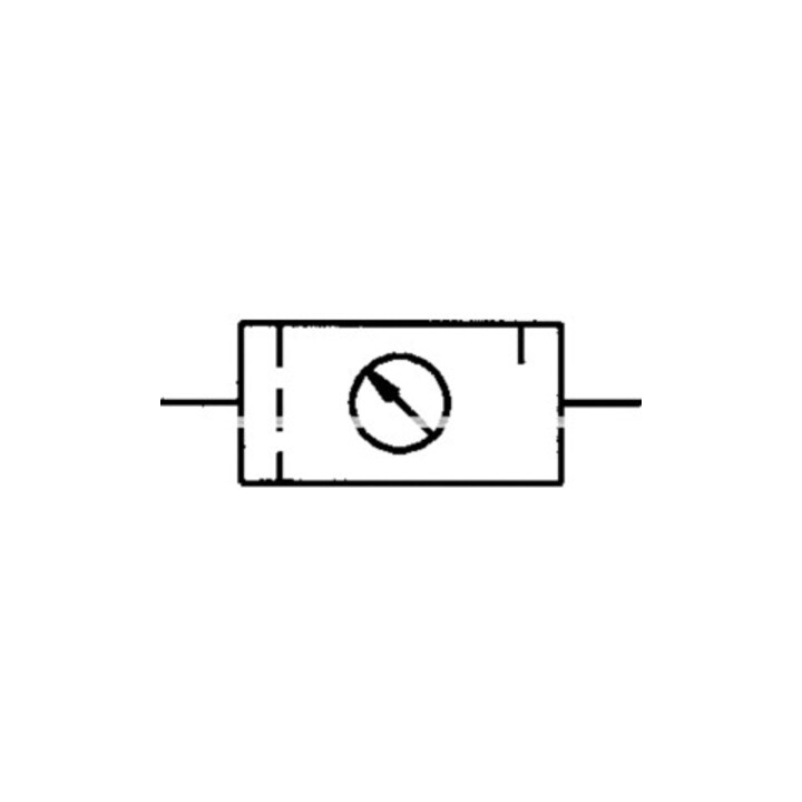 Distributeur pneumatique standard filetage mm 15,39 semi-automatique BG I 3-pcs.