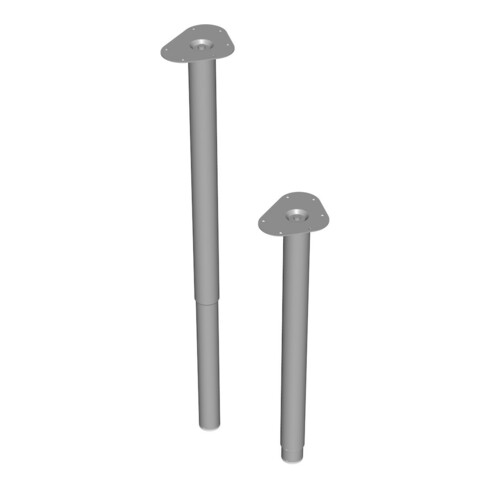 DIY, Pied de meuble sous-meuble 11133 600-900mm argenté