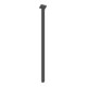DIY, Pied de meuble sous-plan 11101 25x1,2x800mm, diamètre 25/25 noir-1