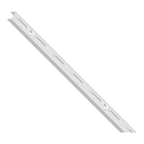 DIY, Rail mural 10000 à une rangée, L 1 000 mm aluminium blanc