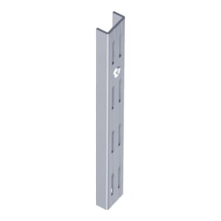 DIY, rail mural 10001 double rangée, L 1 000 mm blanc