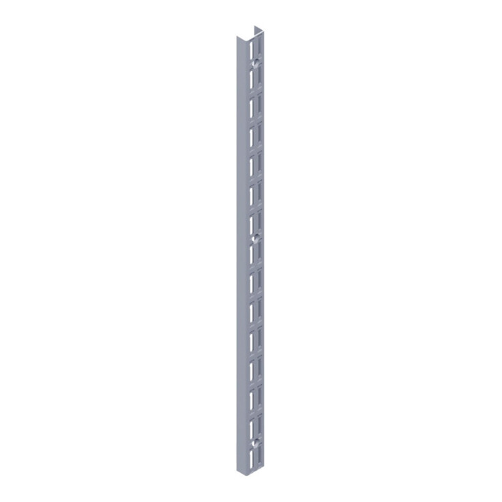 DIY, rail mural 10001 double rangée, L 1 000 mm blanc