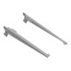 DIY, Support d'angle 10300 pour rail mural gris, aluminium blanc-1