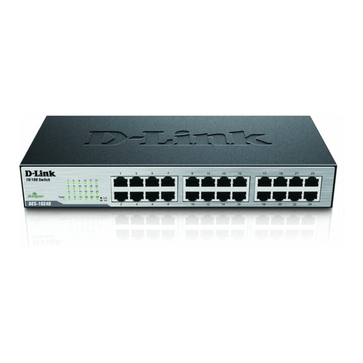 DLink 24 ports Switch Ethernet 24x10/100Mbit DES-1024D/E