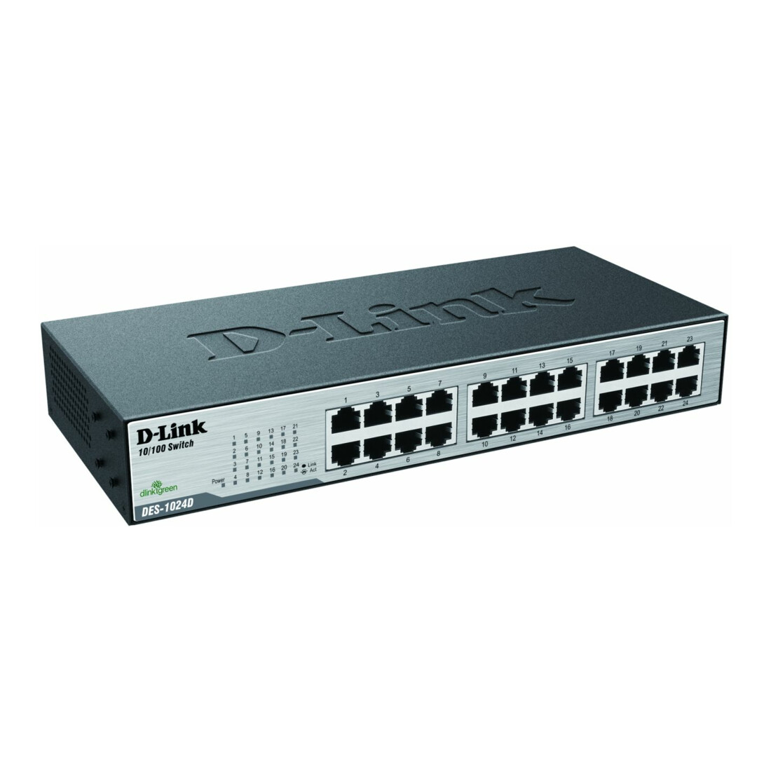 DLink 24 ports Switch Ethernet 24x10/100Mbit DES-1024D/E