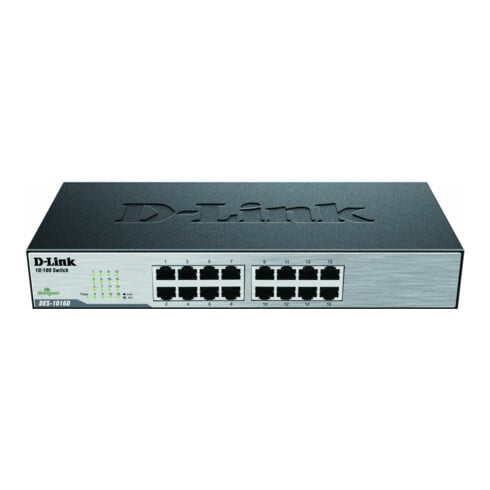 DLink Deutschland 16-Port Switch 10/100Mbit, NWay DES-1016D/E