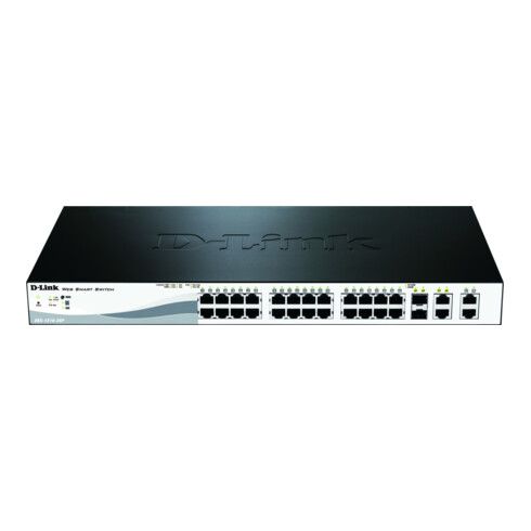 DLink Deutschland 28-Port Switch managed PoE Layer 2 Smart III DES-1210-28P