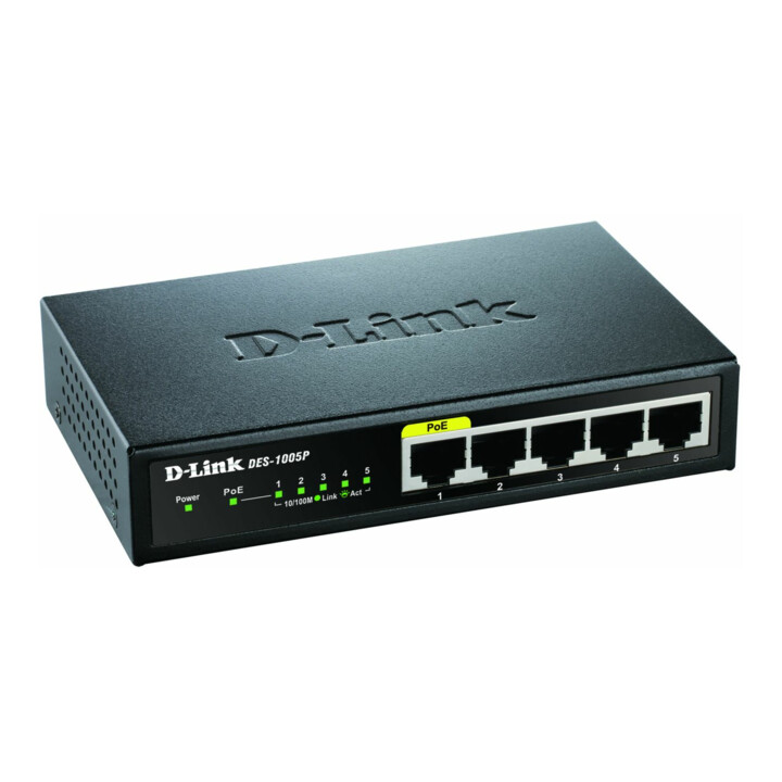 DLink Deutschland 5-Port Layer2 Switch DES-1005P/E