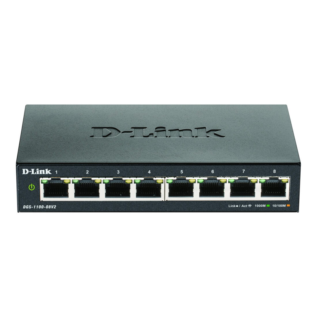 DLink Deutschland 8-Port Gigabit SmartSwitch Layer2 DGS-1100-08V2/E