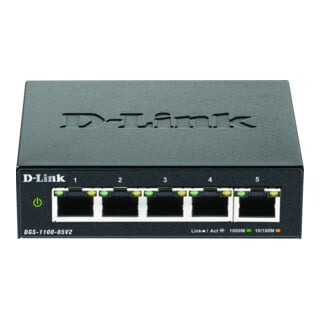 DLink Deutschland Commutateur intelligent Gigabit 5 ports Layer 2 DGS-1100-05V2/E