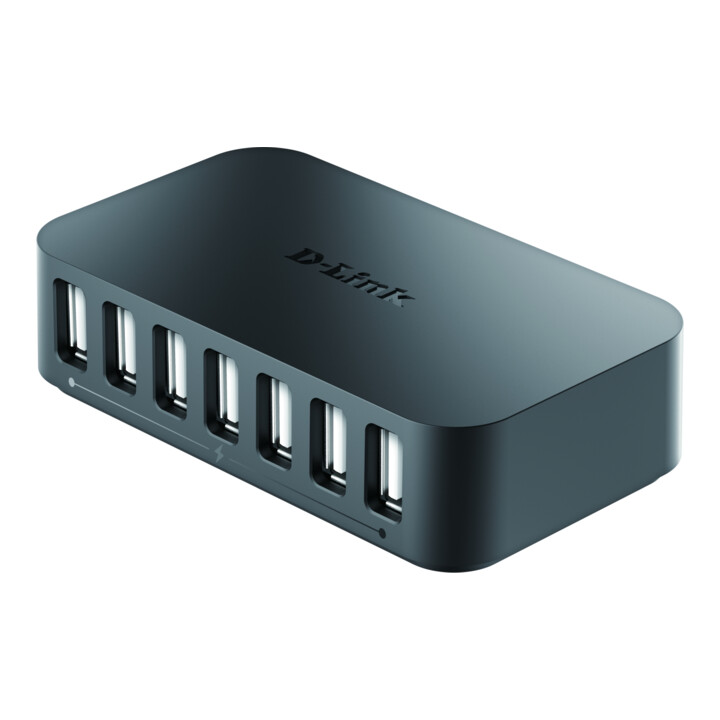 DLink Deutschland Hub USB 2.0 7 ports 7xA, 1xB DUB-H7/E