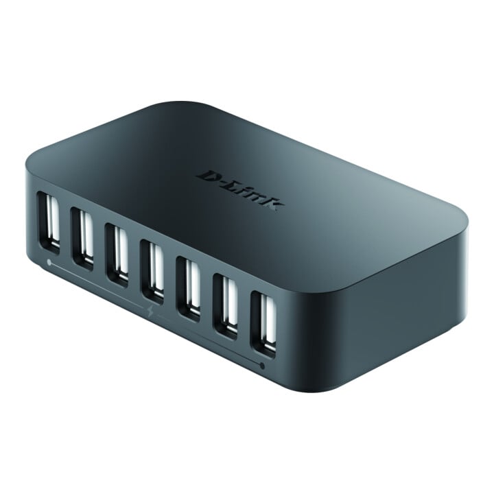 DLink Deutschland USB 2.0 7Port Hub 7xA-Port,1xB-Port DUB-H7/E