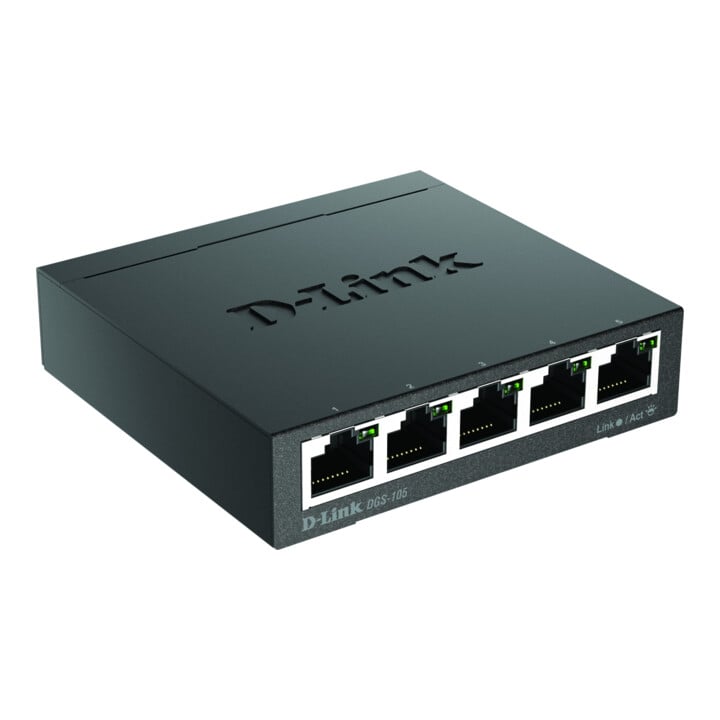 DLink Gigabit Switch 5 ports Layer 2 DGS-105/E