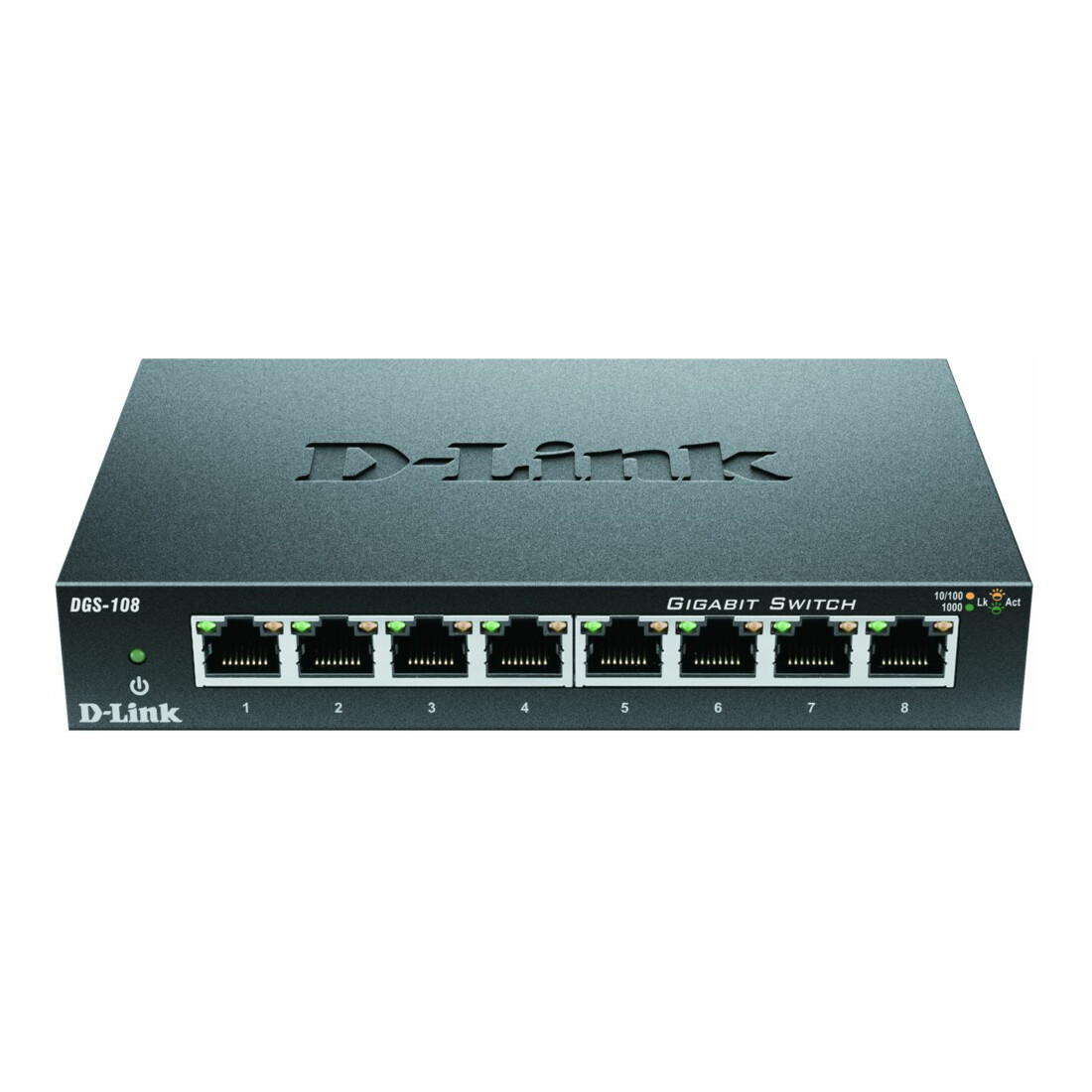 DLink Gigabit Switch 8 ports Layer 2 DGS-108/E