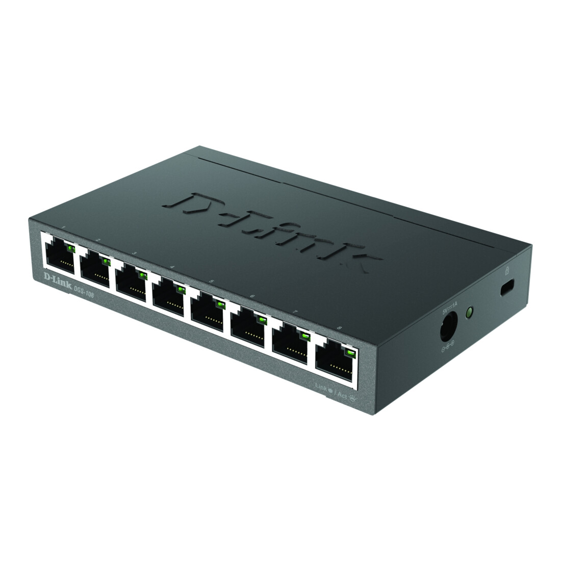 DLink Gigabit Switch 8 ports Layer 2 DGS-108/E