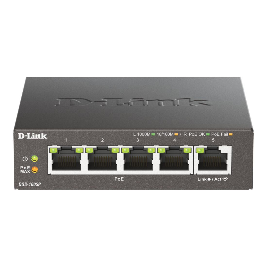 DLink Gigabit Switch PoE+ 5 ports bureau DGS-1005P/E