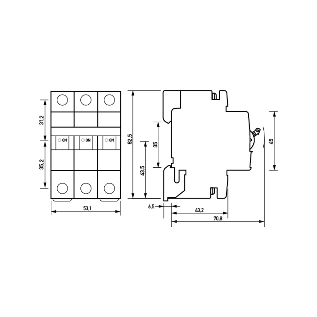 Doepke Disjoncteur DLS 6H C32-3 6KA
