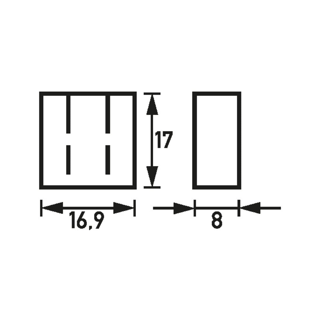 Doepke Endkappe 2+3-polig EK-2/3/10/16
