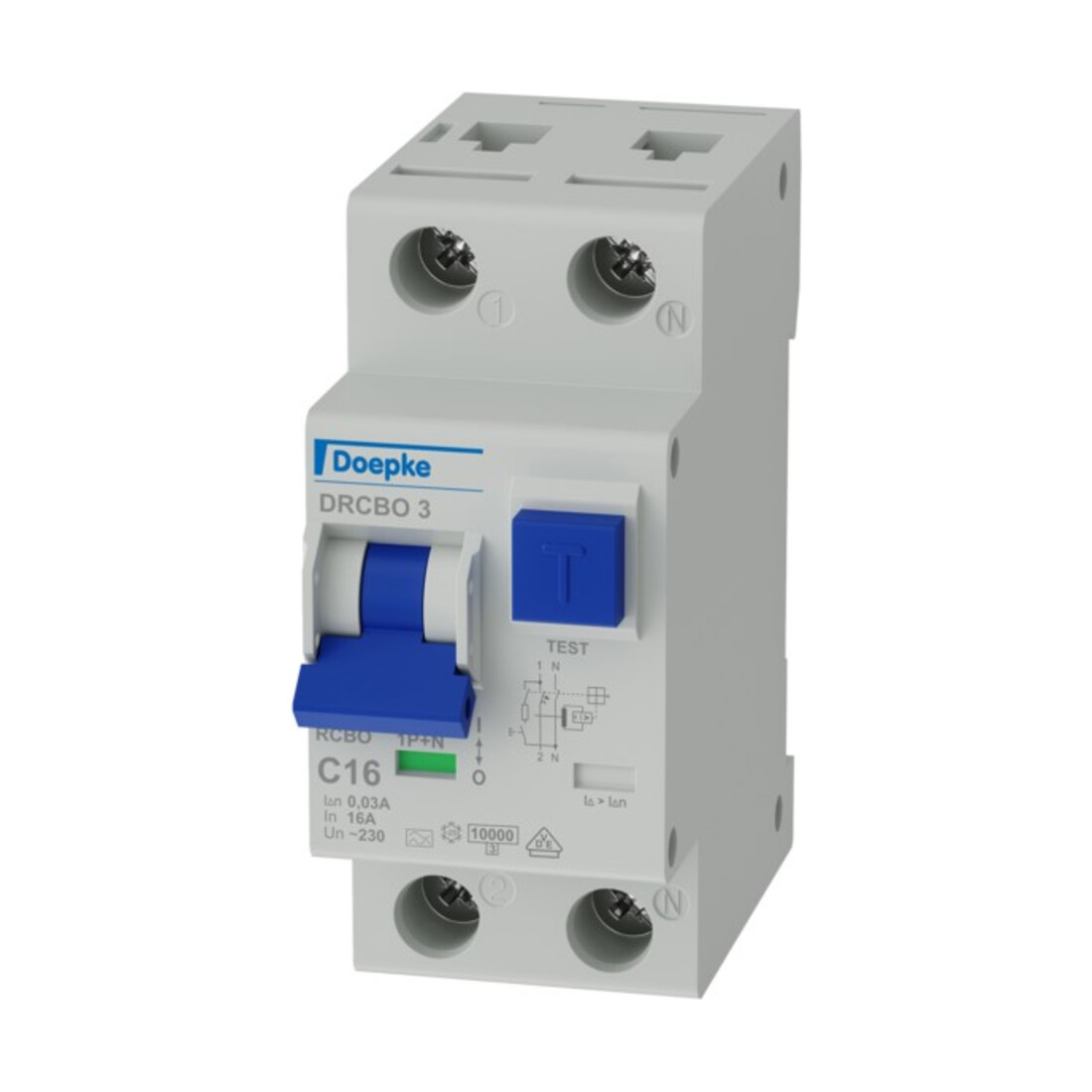 Doepke FI/LS combinaison DRCBO3 C16/0,03/1N-A