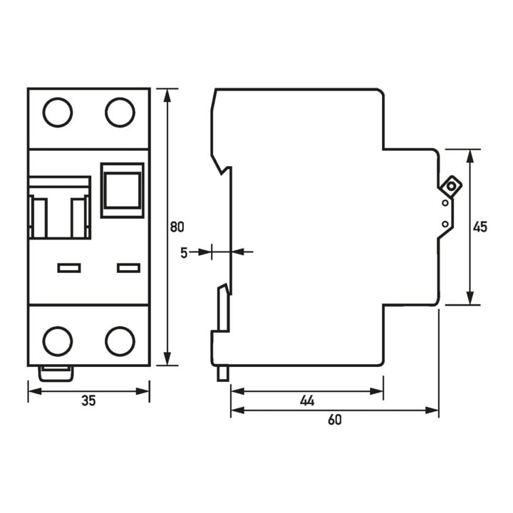 Doepke FI/LS combinaison DRCBO3 C16/0,03/1N-A
