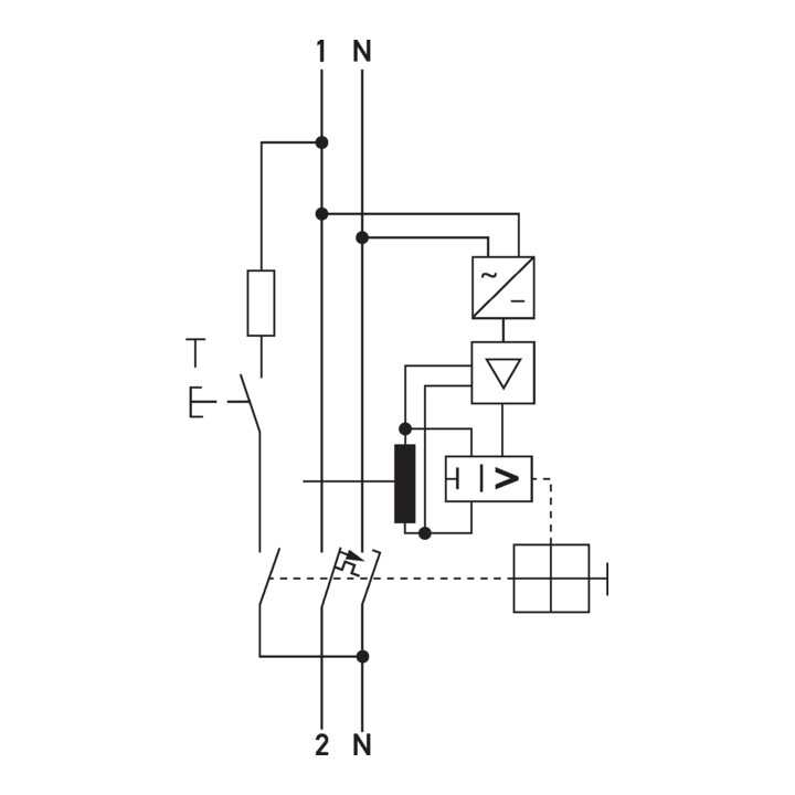 Doepke FI-/LS-combinaison DRCBO4B16/0,03/1NBSK 16 A 0,03 A