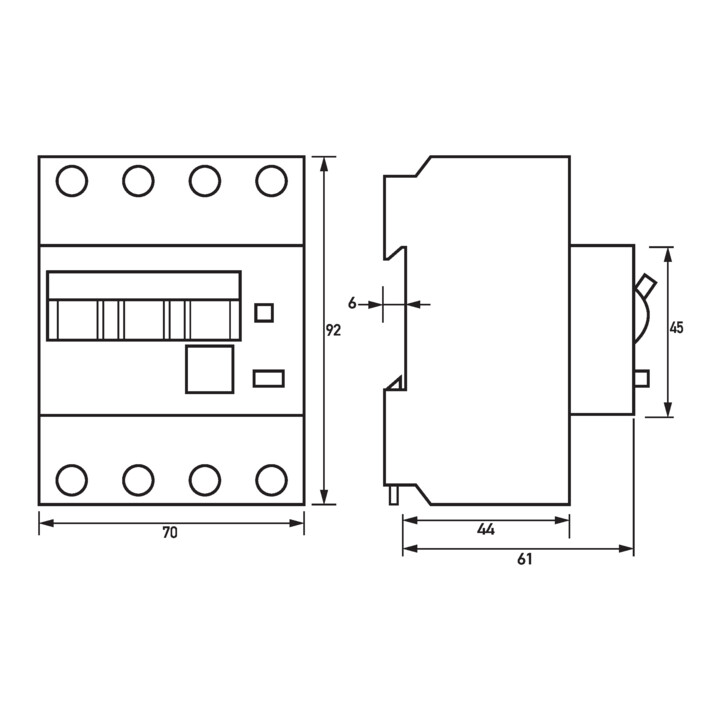 DOEPKE FI-/LS-Kombination DRCBO4C32/0,03/3N-A 32 A 0.03 A