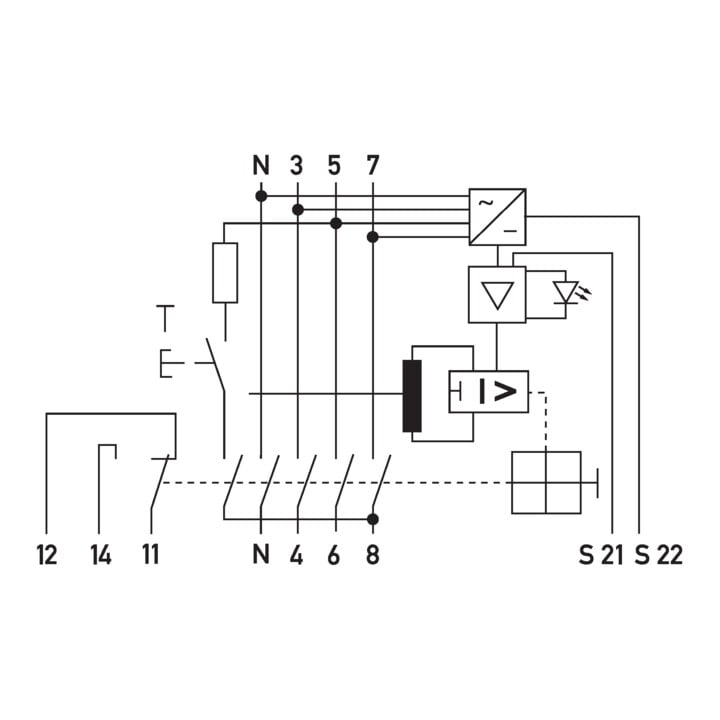 Doepke FI-Schalter DFS4 040-4/0,03-A NA