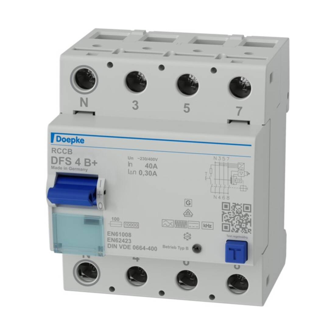 Doepke FI-Schalter DFS4 040-4/0,30-B+