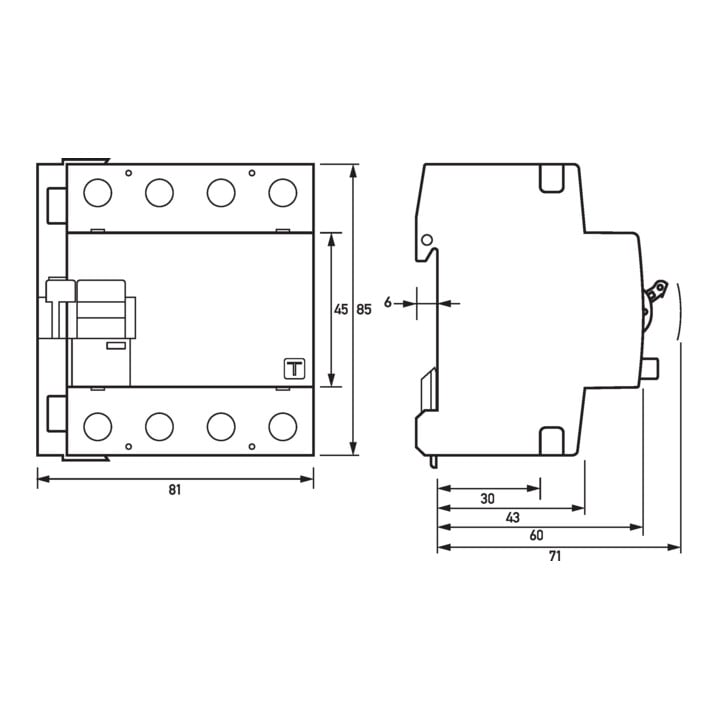 DOEPKE FI-Schalter DFS4 063-4/0,03-A NA