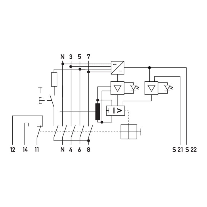 Doepke FI-Schalter DFS4063-4/0,03-BSKNA