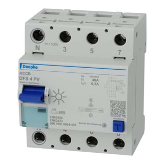 Doepke FI-Schutzschalter 4p 40A 0.3A Typ B+ DFS4 040-4/0,30-PV