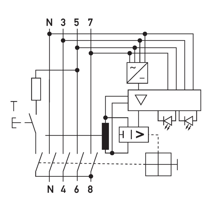 Doepke FI-Schutzschalter 4p 40A 09134899