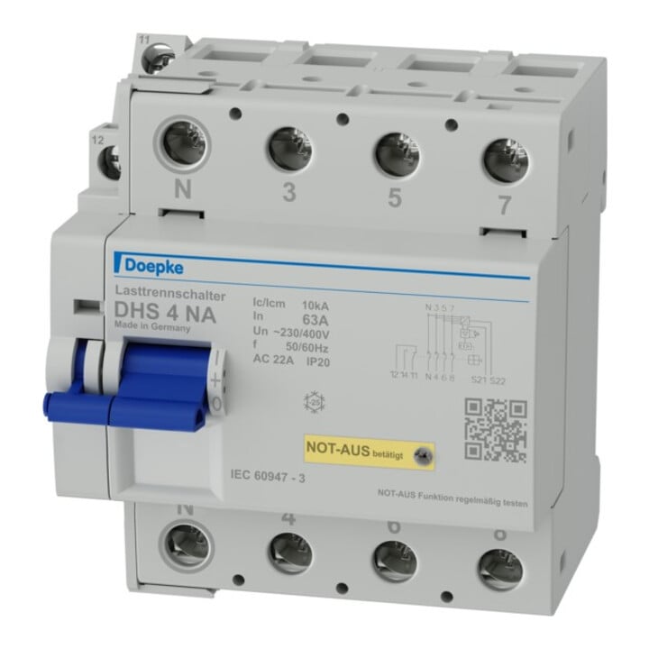 Doepke Hauptschalter mit Not-aus-Funktion DHS 4-063 NA