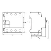 Doepke Hauptschalter mit Not-aus-Funktion DHS 4-063 NA-5