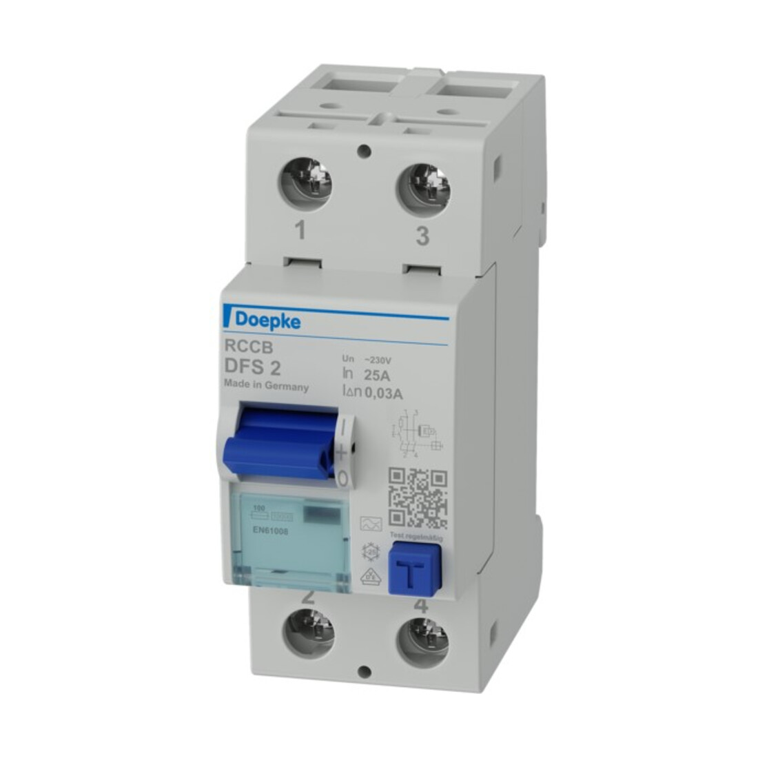 Doepke Interrupteur différentiel FI DFS2 025-2/0,03-A