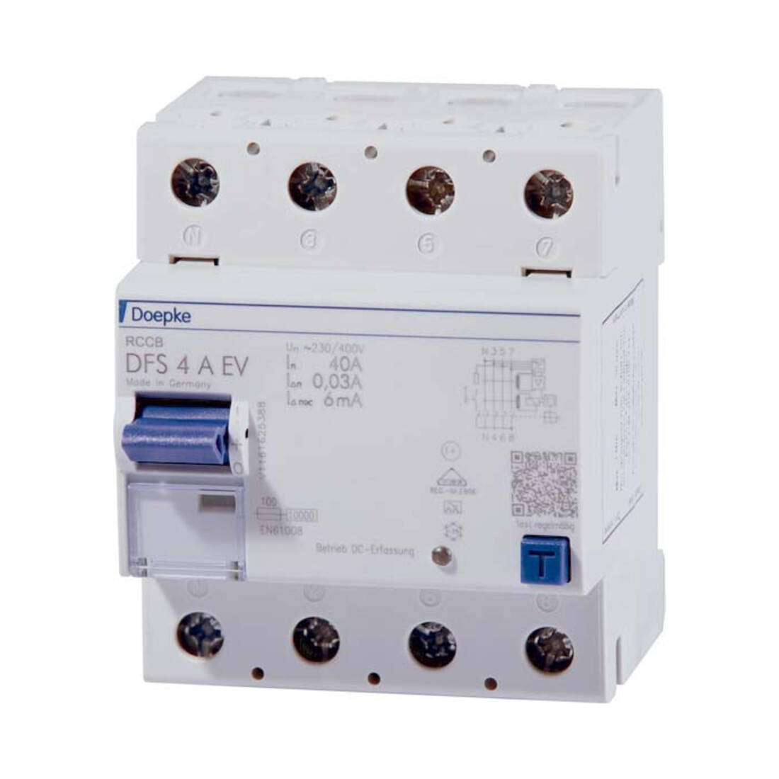 Doepke Interrupteur différentiel FI DFS4 040-4/0,03-A EV