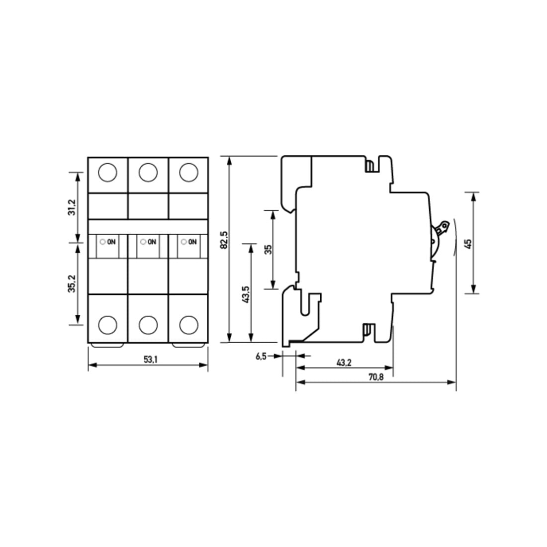 Doepke Leitungsschutzschalter DLS 6H C32-3 6KA